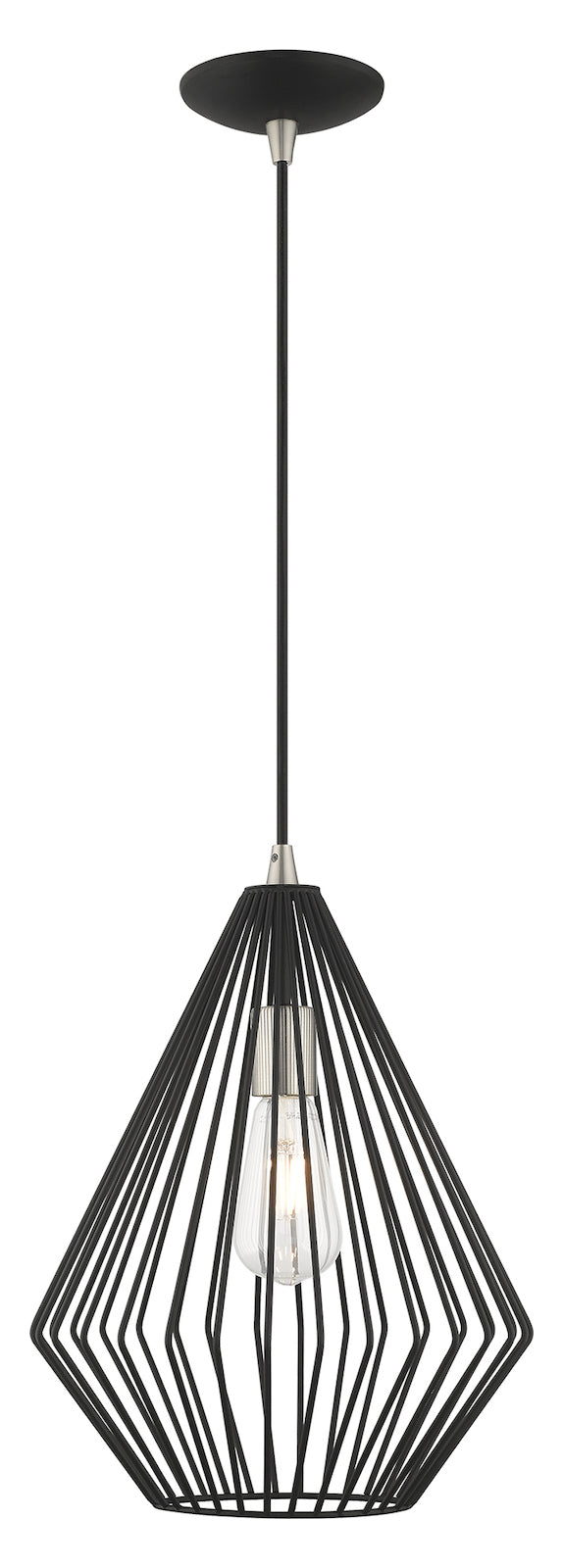 Geometric Shade 11.5 Inch 1 Light Mini Pendant