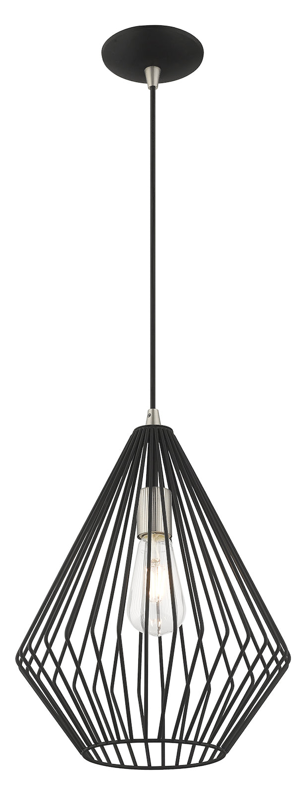 Geometric Shade 11.5 Inch 1 Light Mini Pendant