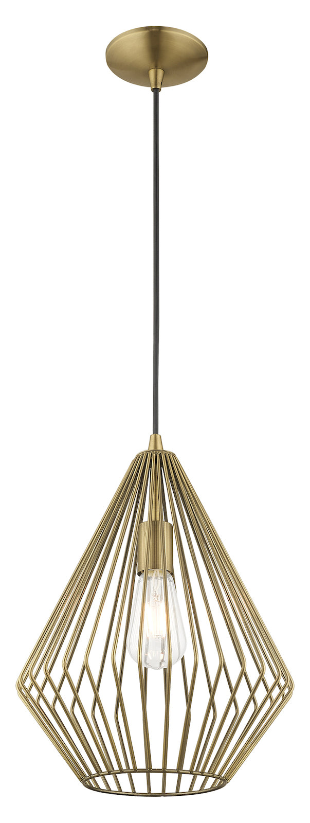 Geometric Shade 11.5 Inch 1 Light Mini Pendant