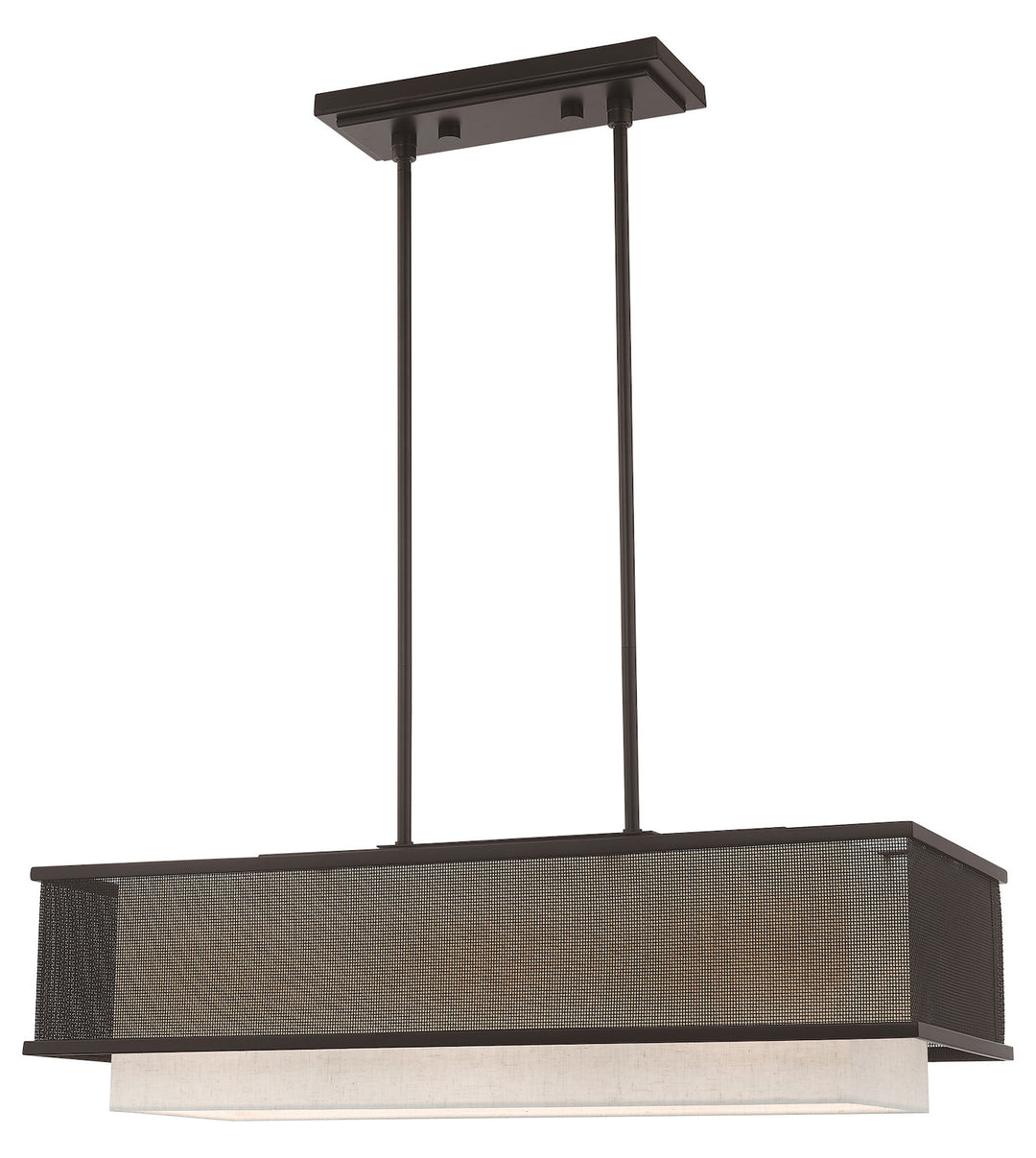 3 Light Linear Chandelier by Livex Lighting