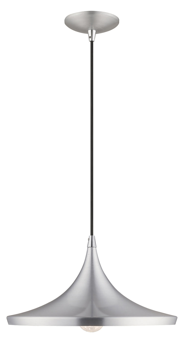Metal Shade 14 Inch 1 Light Mini Pendant
