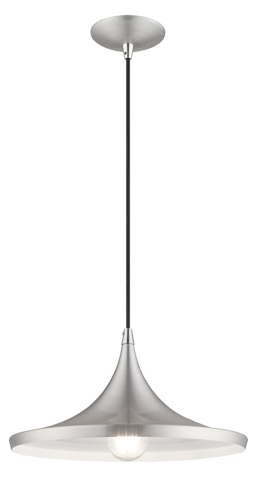 Metal Shade 14 Inch 1 Light Mini Pendant