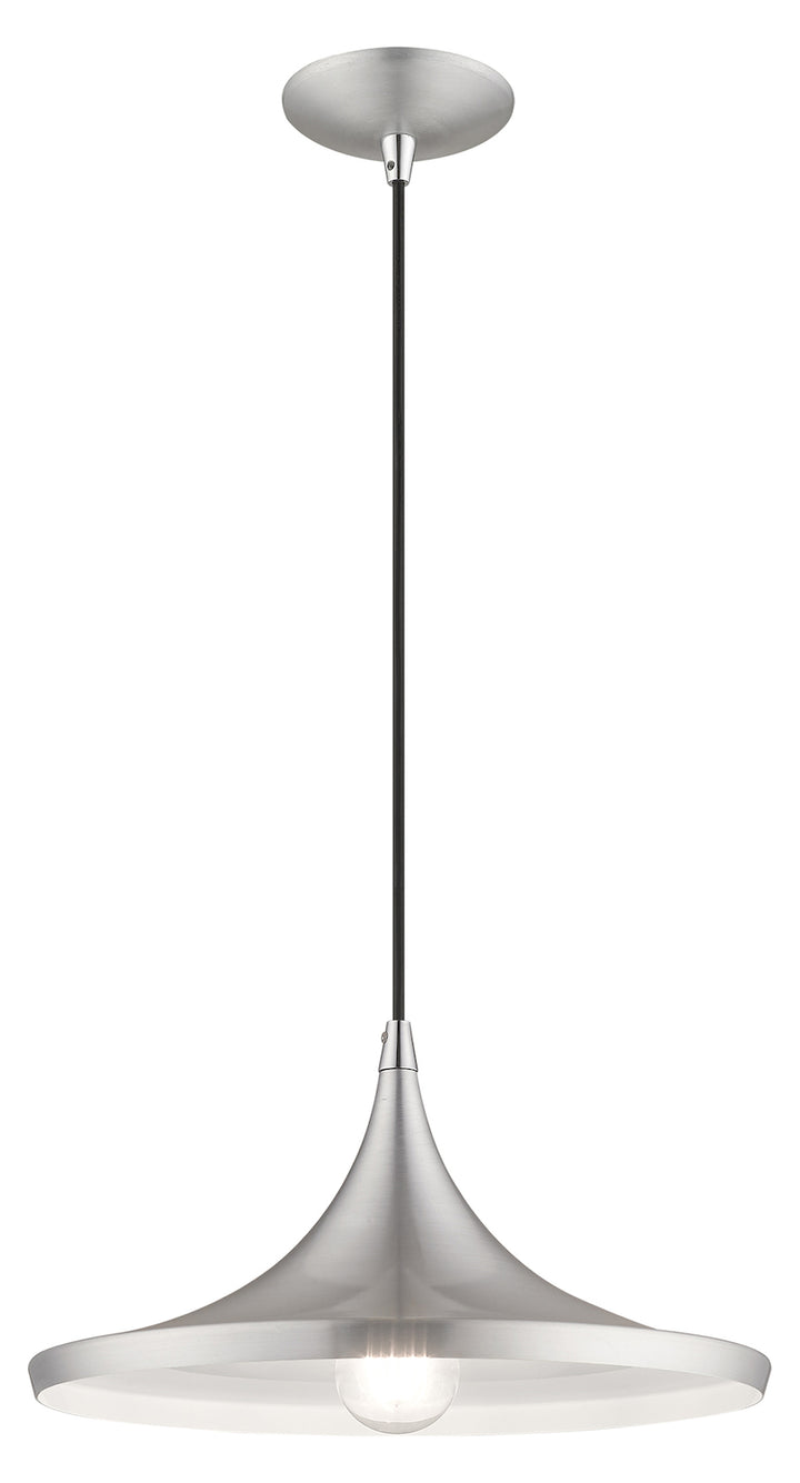 Metal Shade 14 Inch 1 Light Mini Pendant