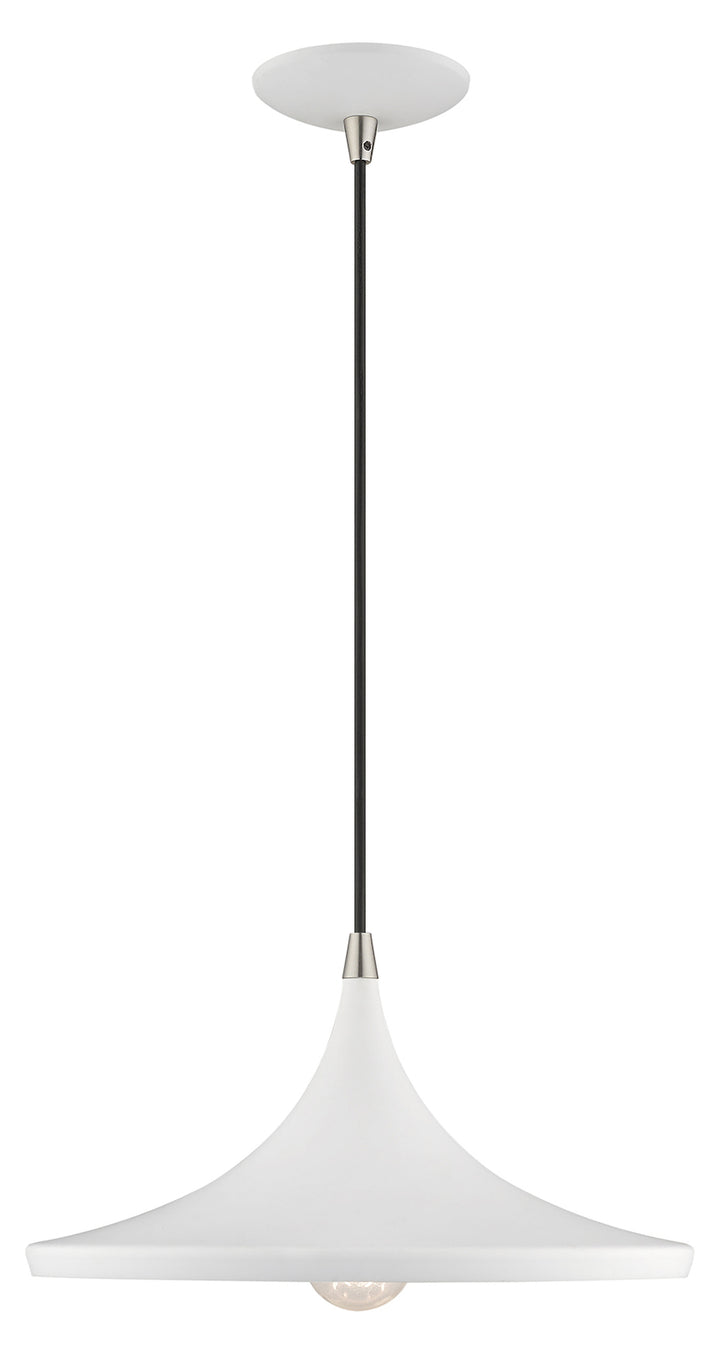 Metal Shade 14 Inch 1 Light Mini Pendant