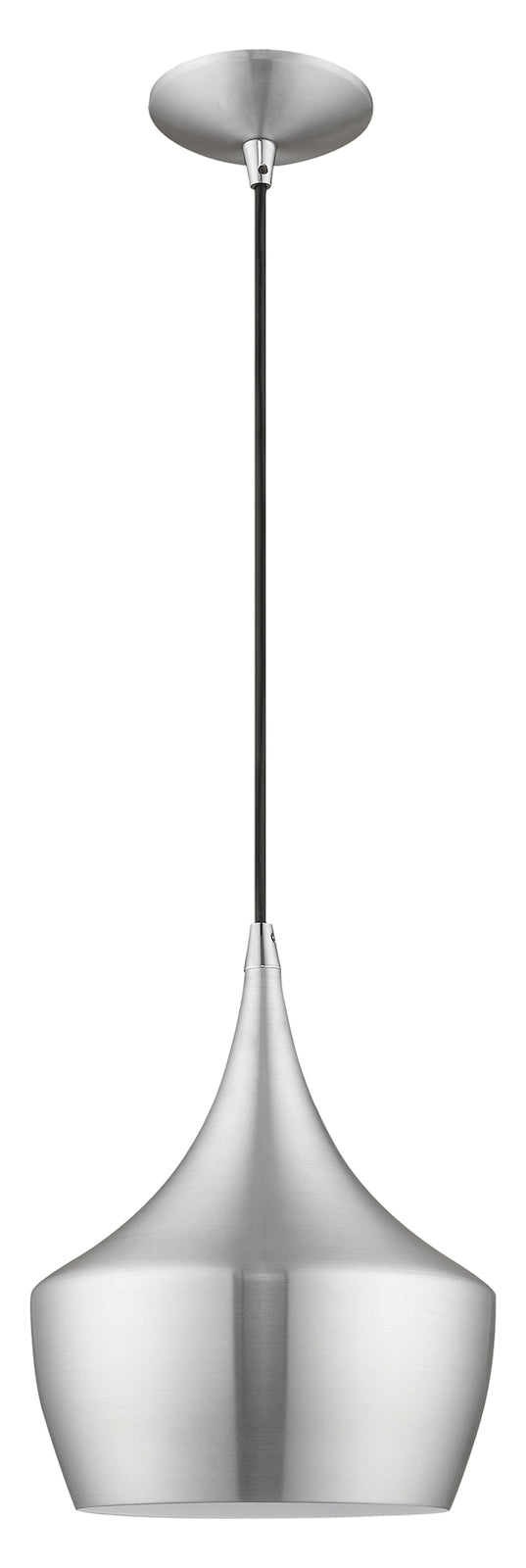 Metal Shade 9.5 Inch 1 Light Mini Pendant