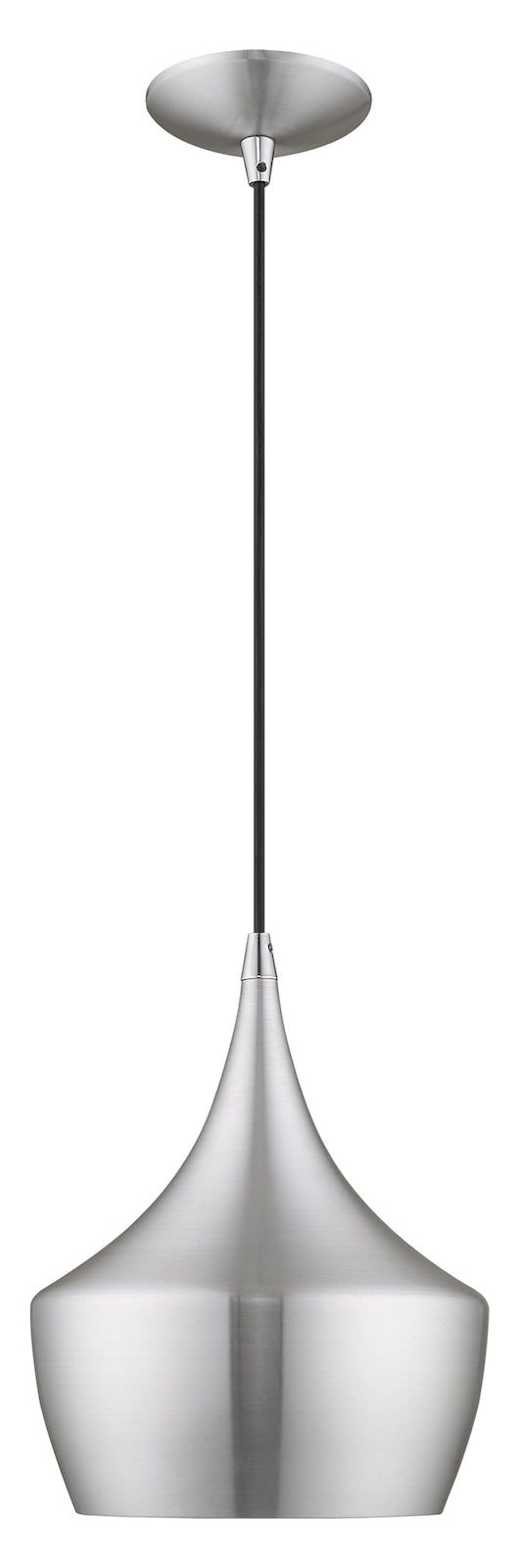 Metal Shade 9.5 Inch 1 Light Mini Pendant