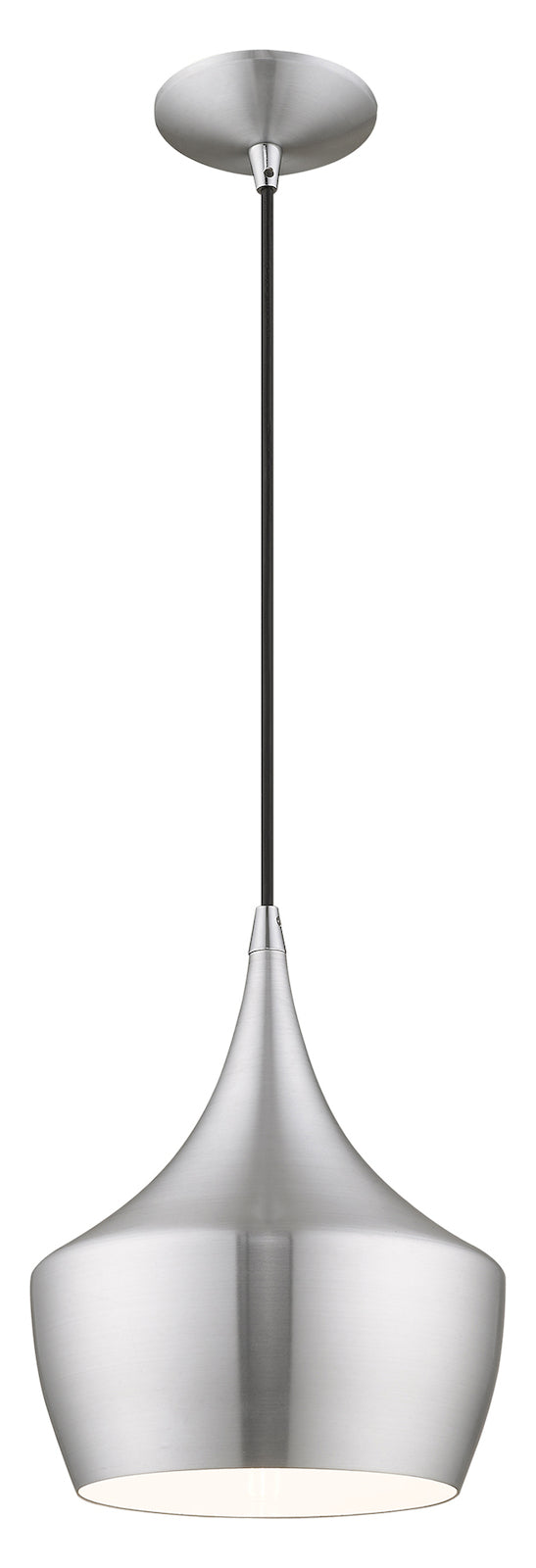 Metal Shade 9.5 Inch 1 Light Mini Pendant