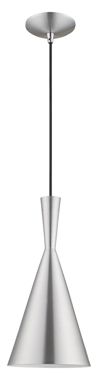 Metal Shade 7.25 Inch 1 Light Mini Pendant