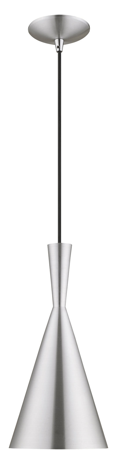 Metal Shade 7.25 Inch 1 Light Mini Pendant