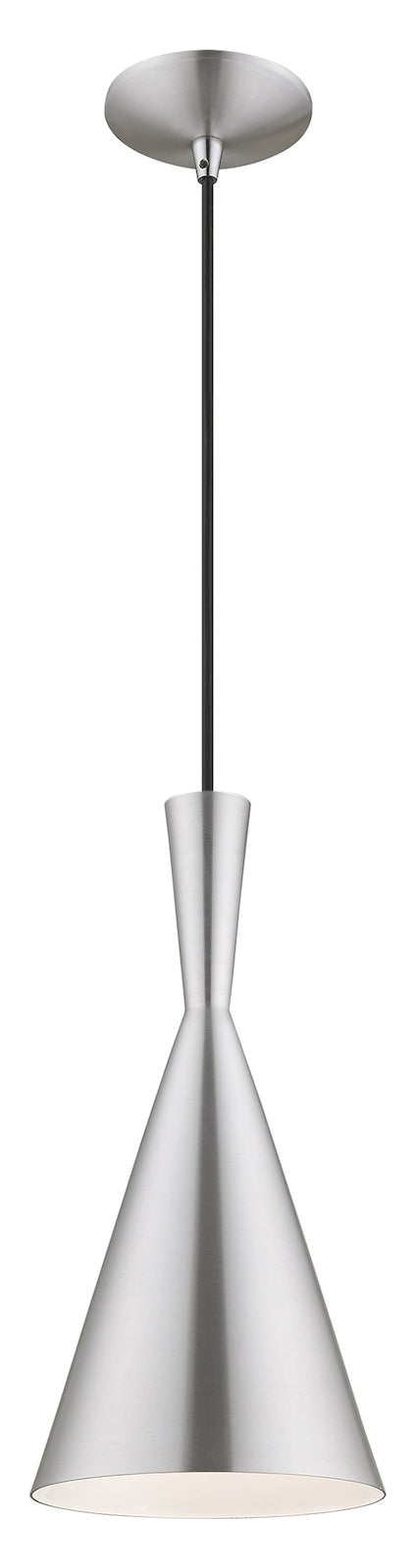 Metal Shade 7.25 Inch 1 Light Mini Pendant