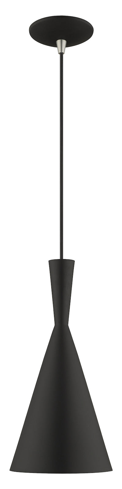 Metal Shade 7.25 Inch 1 Light Mini Pendant