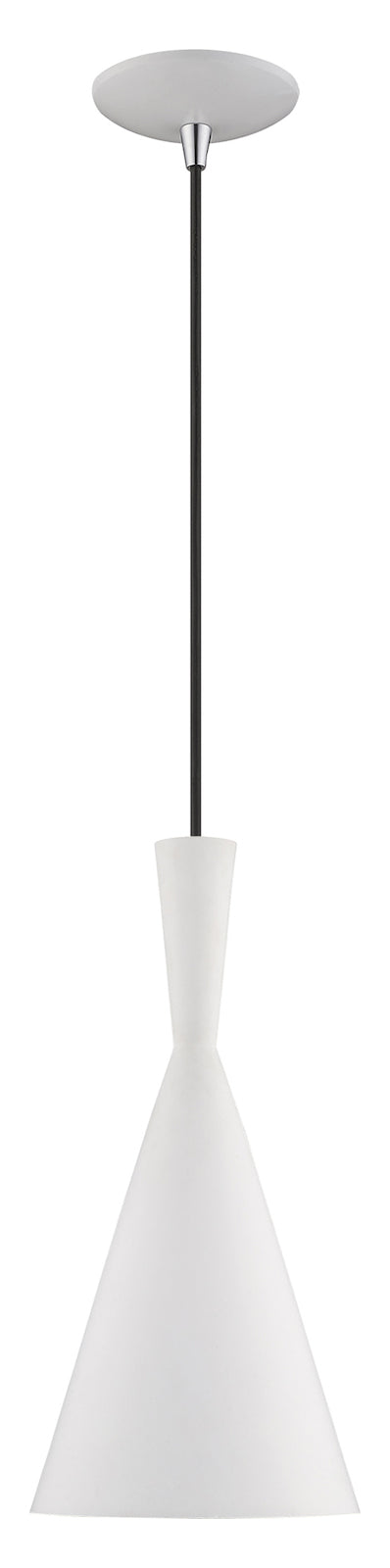 Metal Shade 7.25 Inch 1 Light Mini Pendant