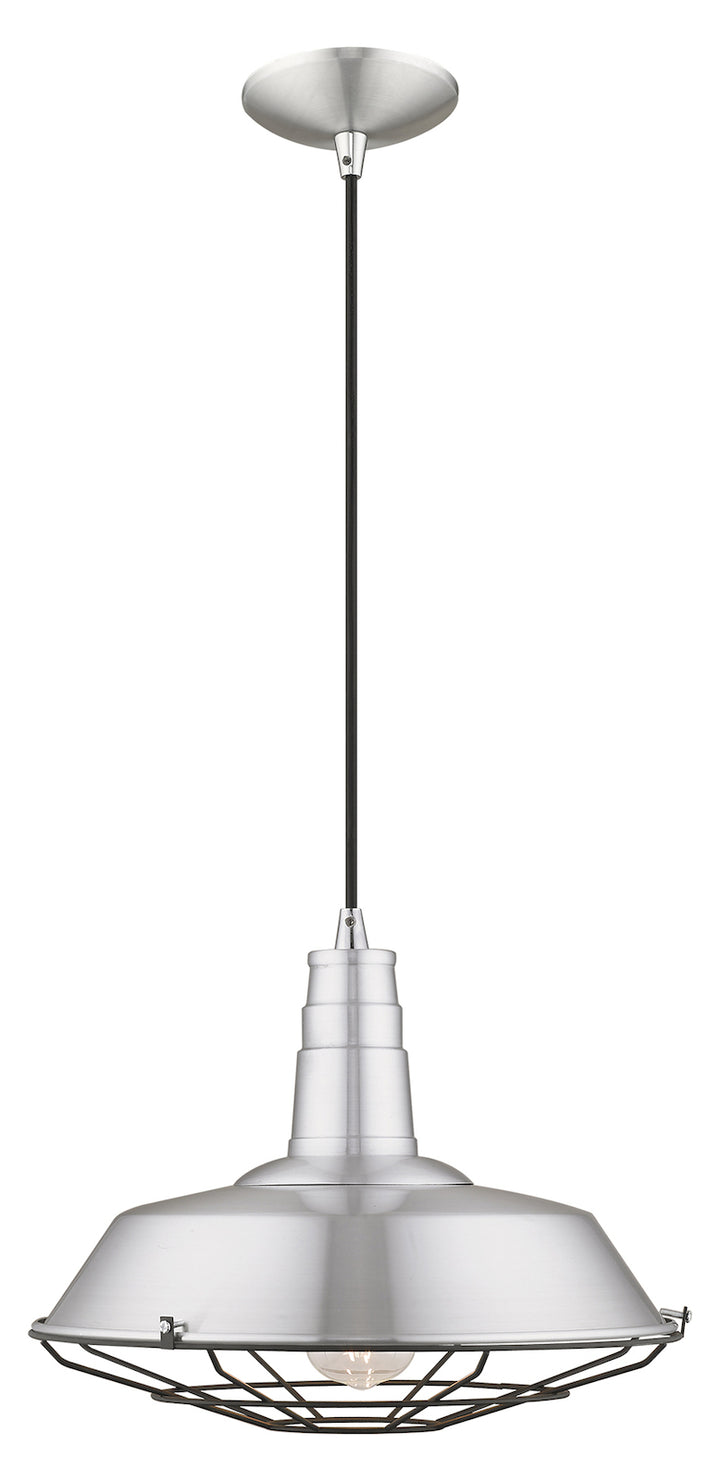 Metal Shade 14 Inch 1 Light Mini Pendant