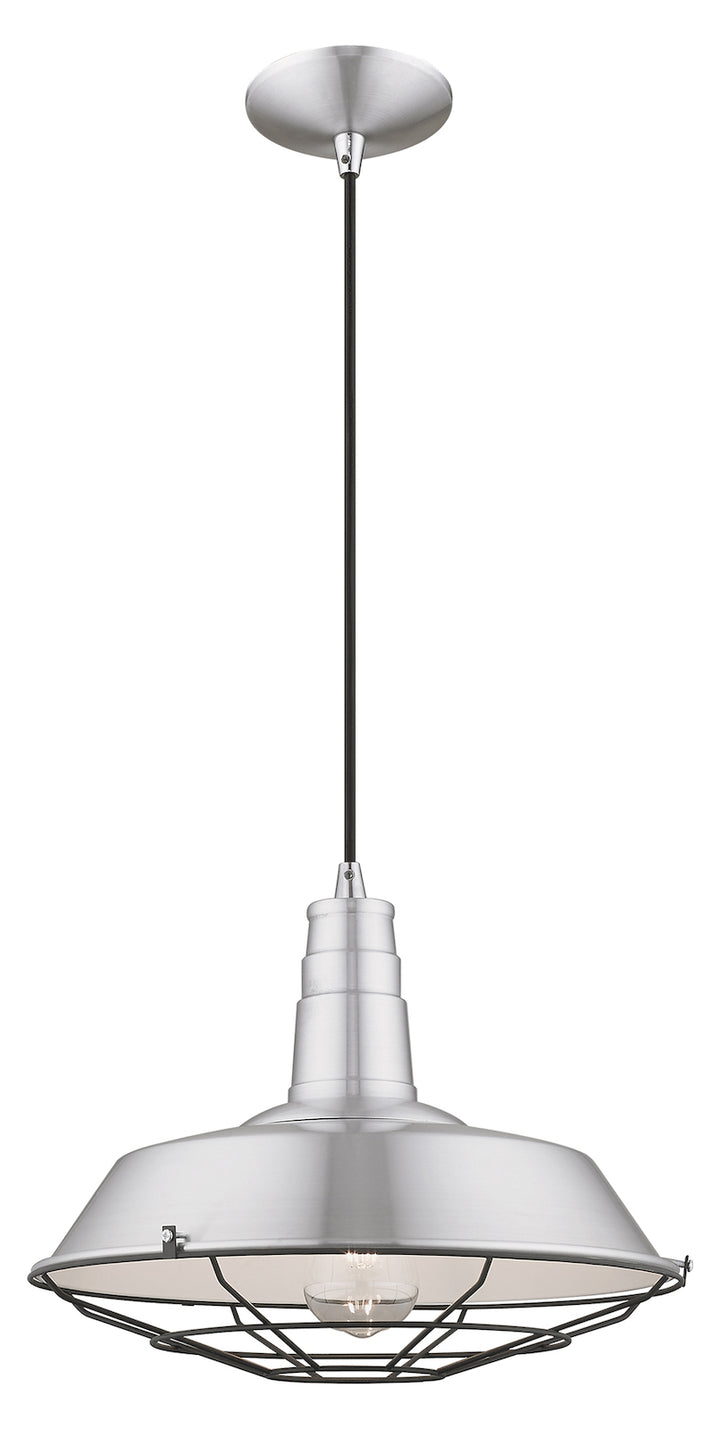 Metal Shade 14 Inch 1 Light Mini Pendant