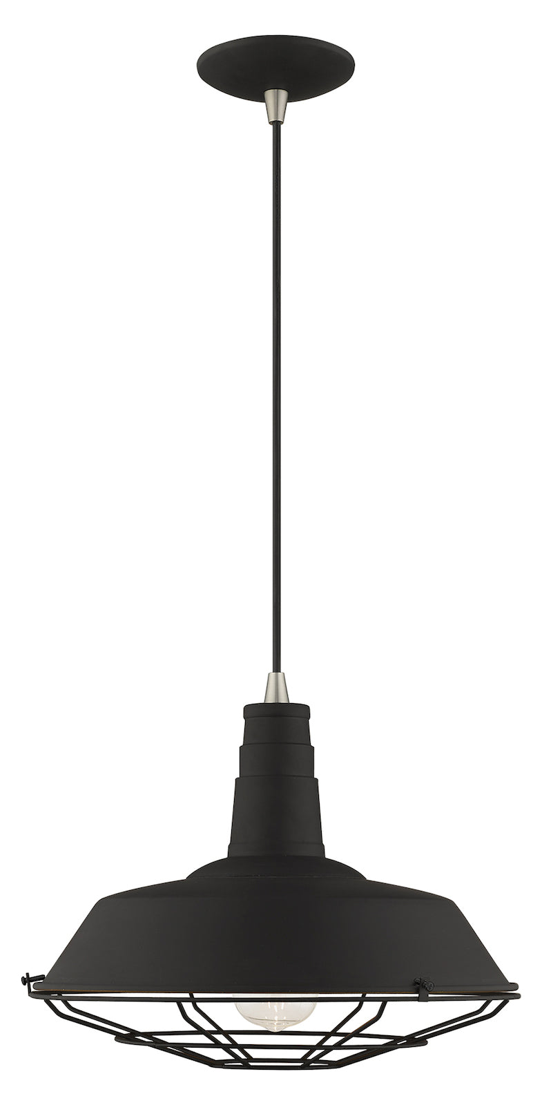 Metal Shade 14 Inch 1 Light Mini Pendant