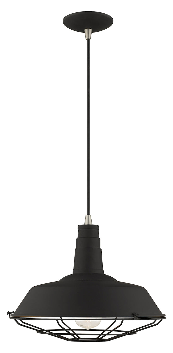 Metal Shade 14 Inch 1 Light Mini Pendant