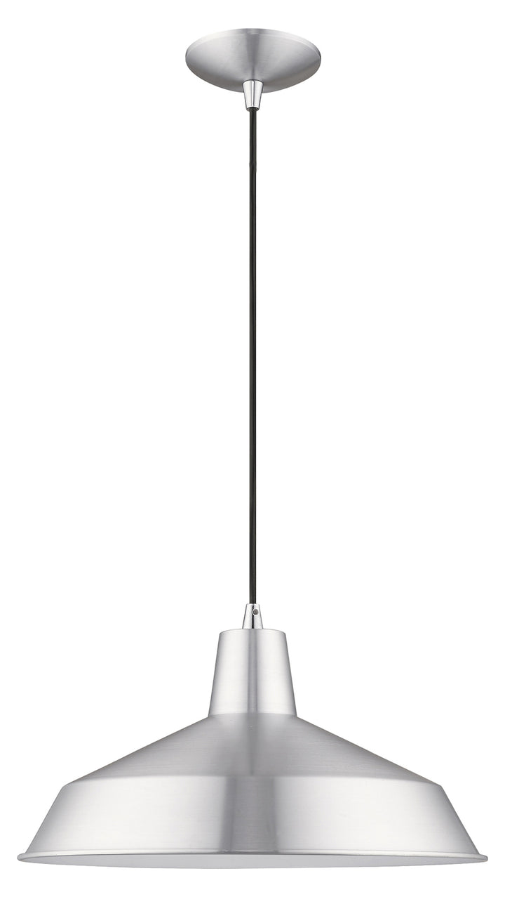 Metal Shade 16 Inch 1 Light Mini Pendant