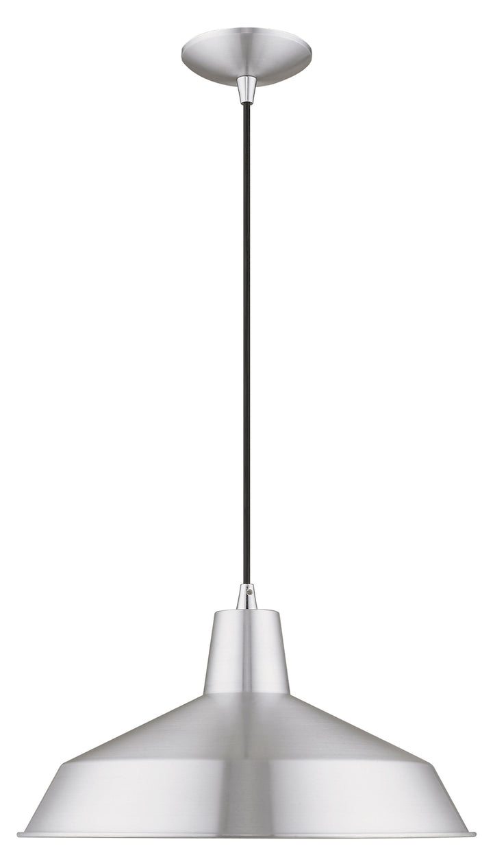 Metal Shade 16 Inch 1 Light Mini Pendant