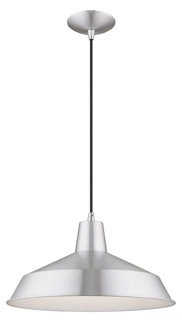 Metal Shade 16 Inch 1 Light Mini Pendant