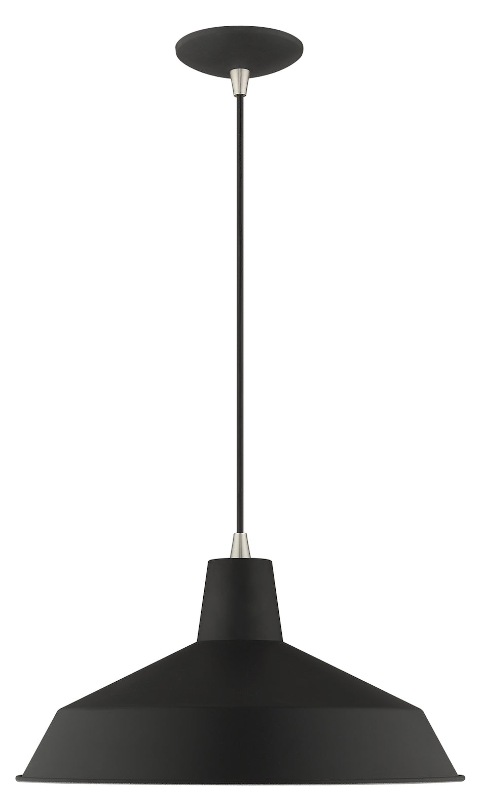 Metal Shade 16 Inch 1 Light Mini Pendant