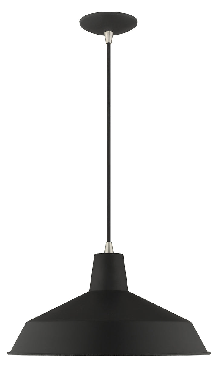 Metal Shade 16 Inch 1 Light Mini Pendant