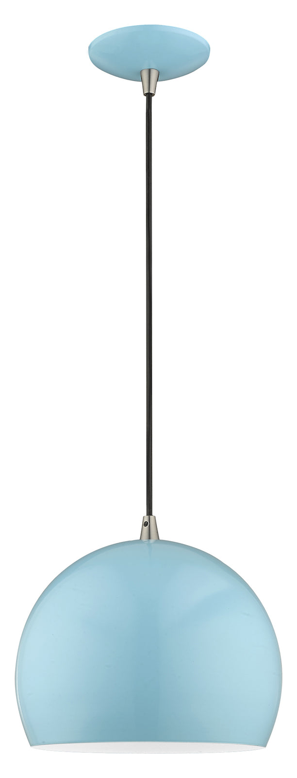 Metal Shade 10 Inch 1 Light Mini Pendant