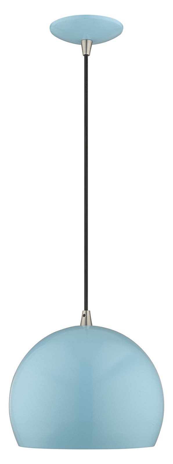 Metal Shade 10 Inch 1 Light Mini Pendant