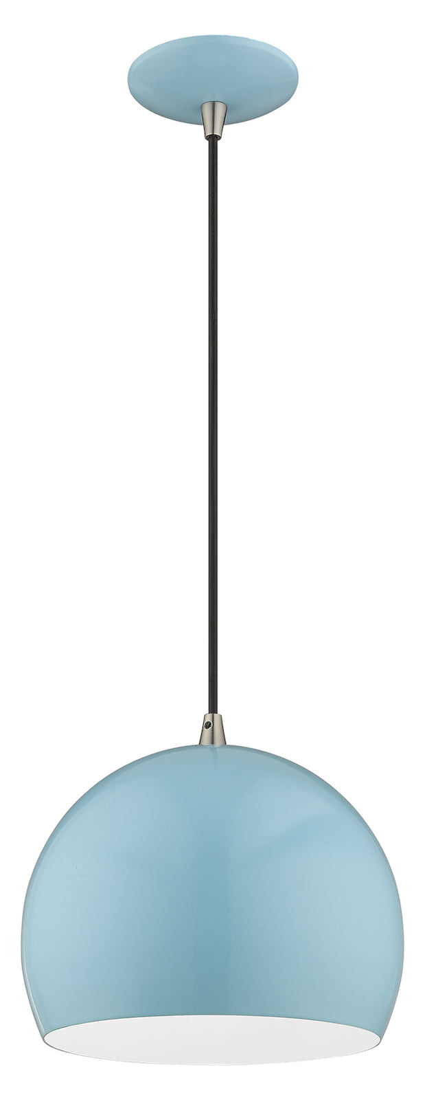 Metal Shade 10 Inch 1 Light Mini Pendant
