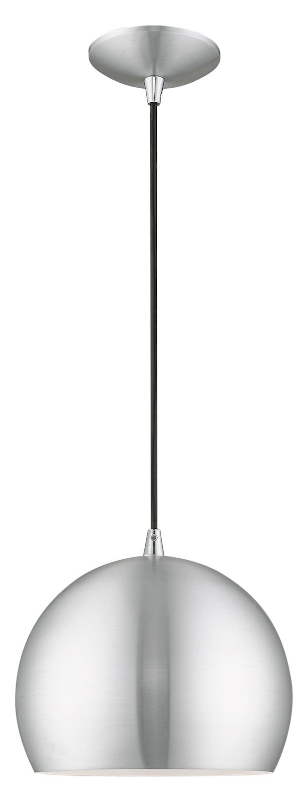 Metal Shade 10 Inch 1 Light Mini Pendant by Livex Lighting