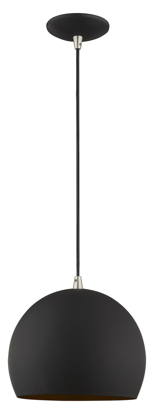 Metal Shade 10 Inch 1 Light Mini Pendant