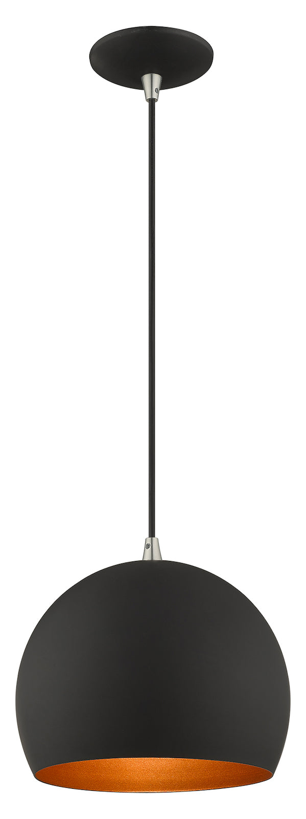 Metal Shade 10 Inch 1 Light Mini Pendant