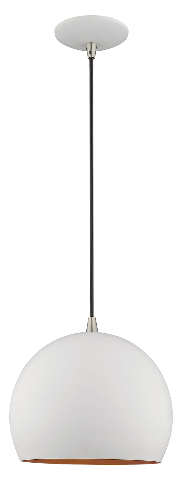 Metal Shade 10 Inch 1 Light Mini Pendant