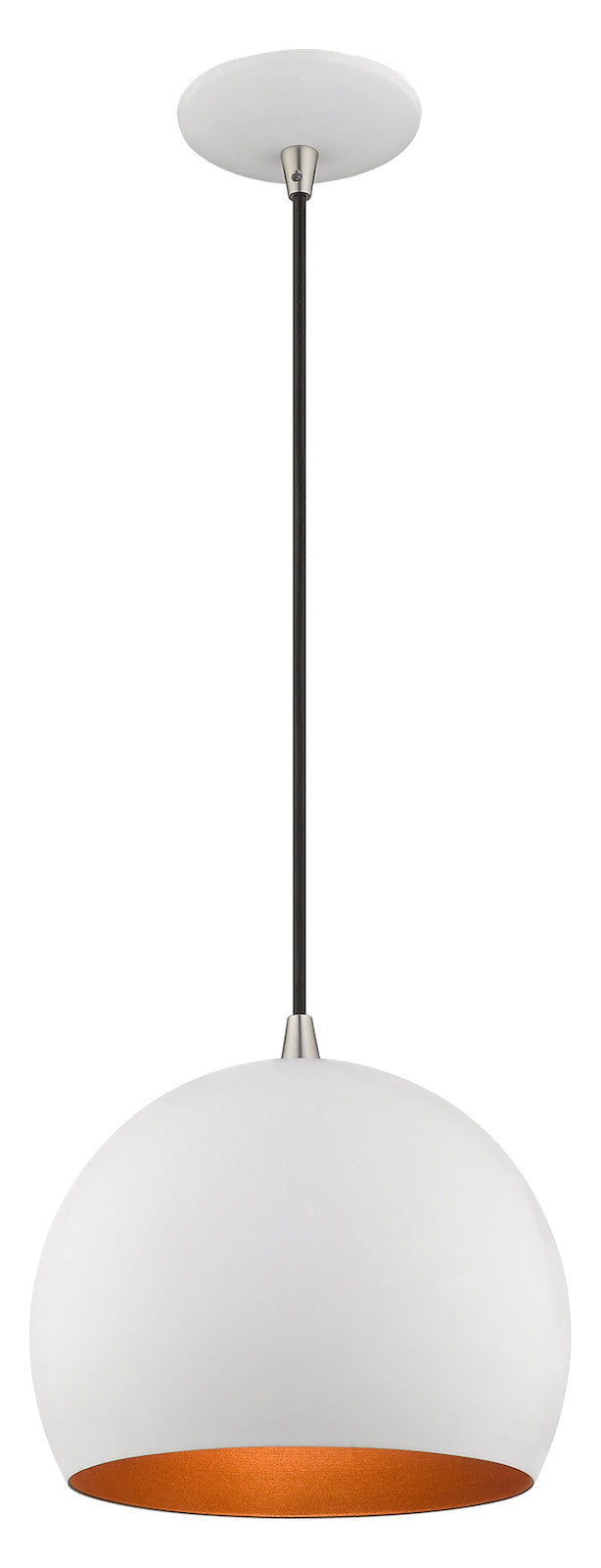 Metal Shade 10 Inch 1 Light Mini Pendant