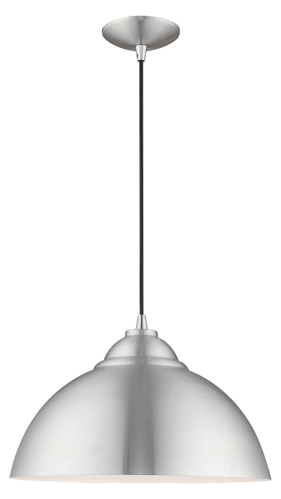 Metal Shade 15.5 Inch 1 Light Mini Pendant by Livex Lighting