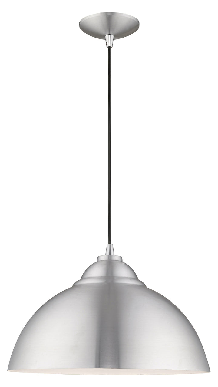 Metal Shade 15.5 Inch 1 Light Mini Pendant by Livex Lighting