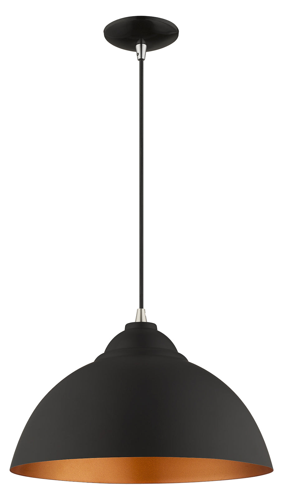 Metal Shade 15.5 Inch 1 Light Mini Pendant