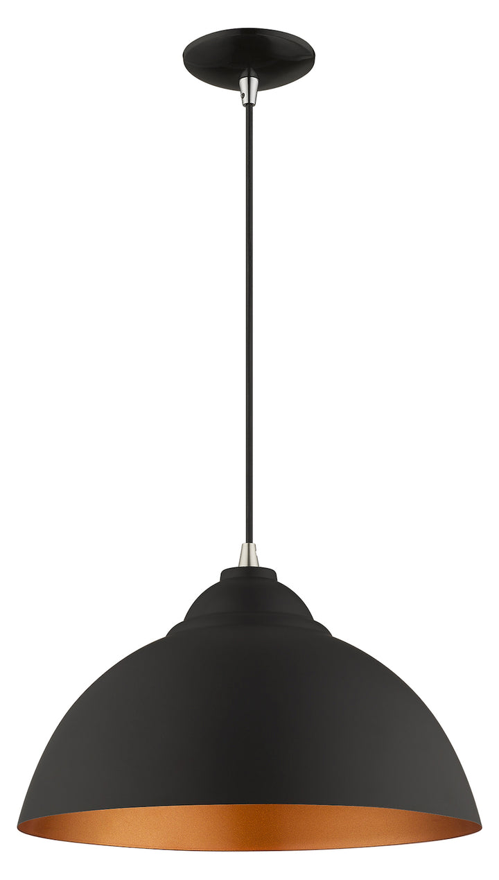Metal Shade 15.5 Inch 1 Light Mini Pendant