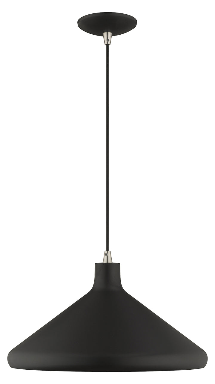 Metal Shade 15.25 Inch 1 Light Mini Pendant
