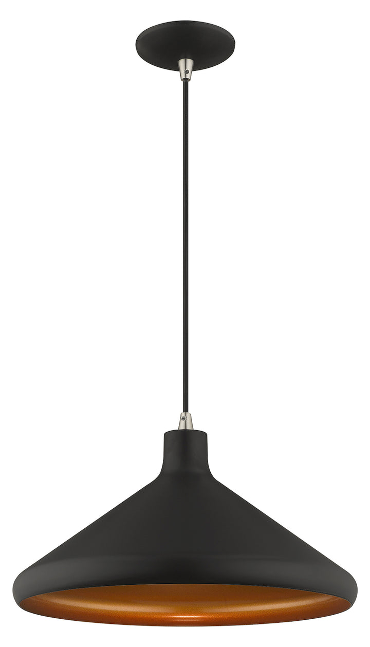 Metal Shade 15.25 Inch 1 Light Mini Pendant