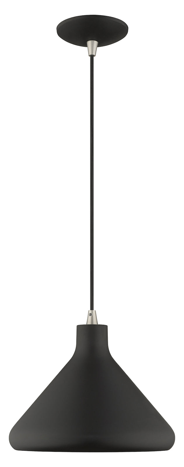 Metal Shade 10.5 Inch 1 Light Mini Pendant