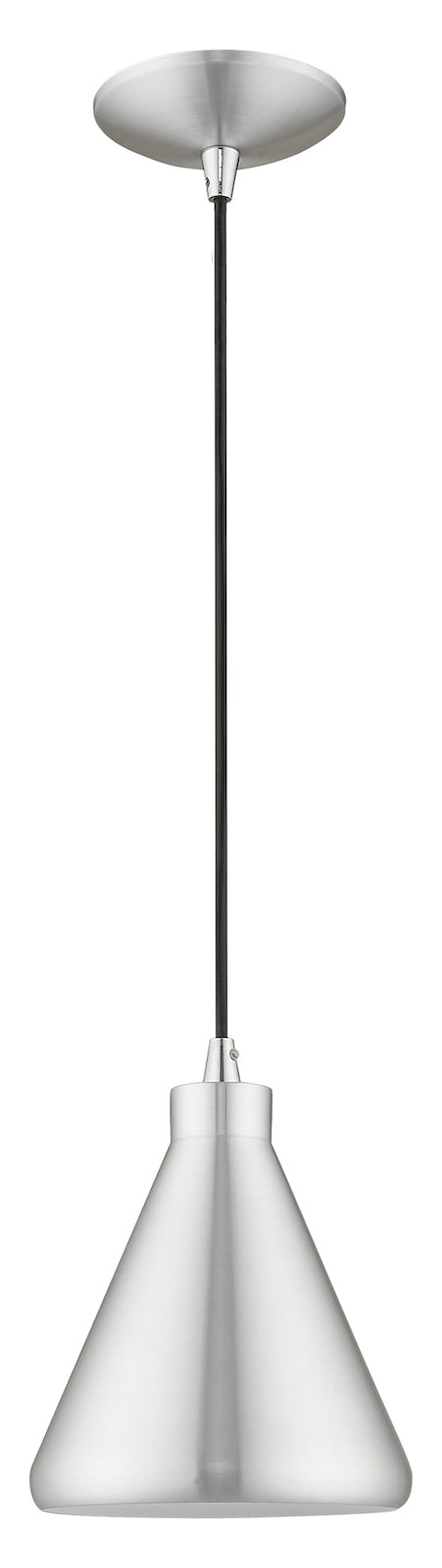 Metal Shade 7 Inch 1 Light Mini Pendant