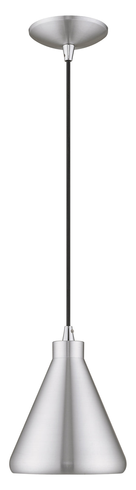 Metal Shade 7 Inch 1 Light Mini Pendant