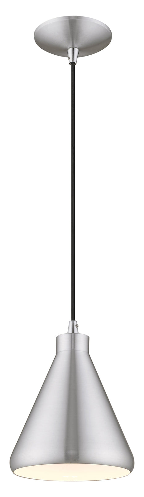 Metal Shade 7 Inch 1 Light Mini Pendant