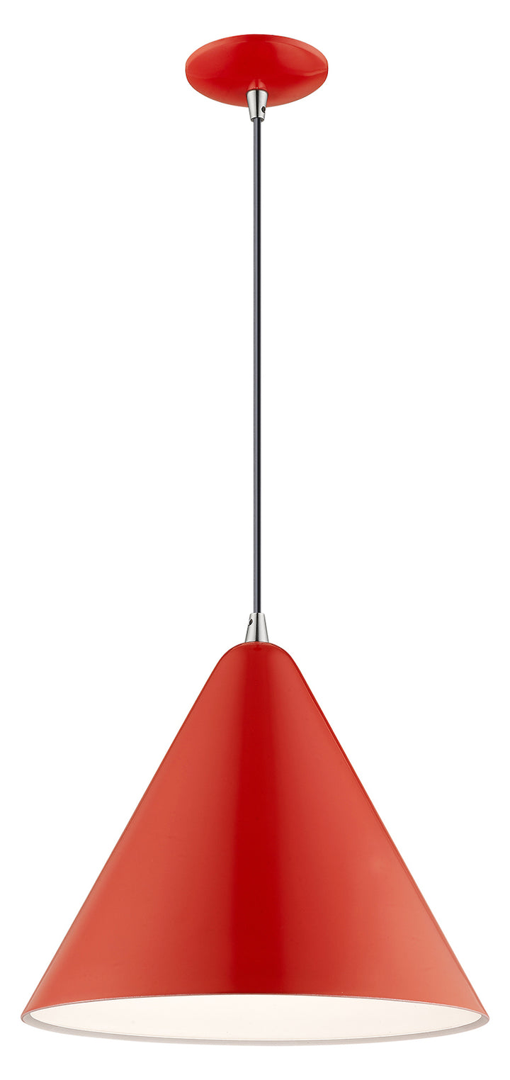 Metal Shade 14 Inch 1 Light Mini Pendant