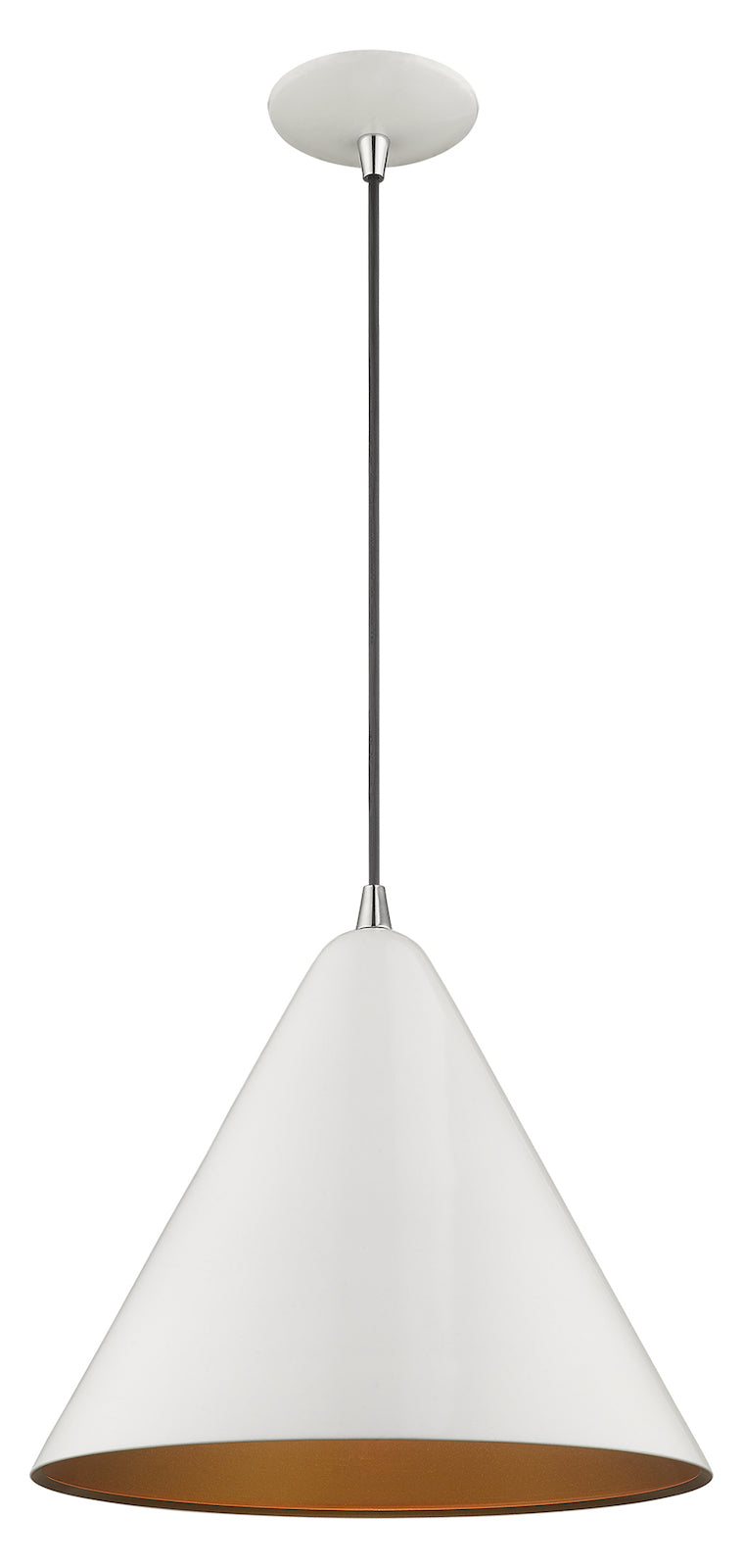 Metal Shade 14 Inch 1 Light Mini Pendant