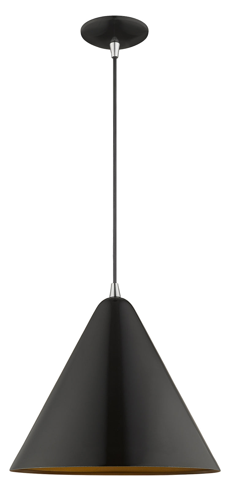 Metal Shade 14 Inch 1 Light Mini Pendant