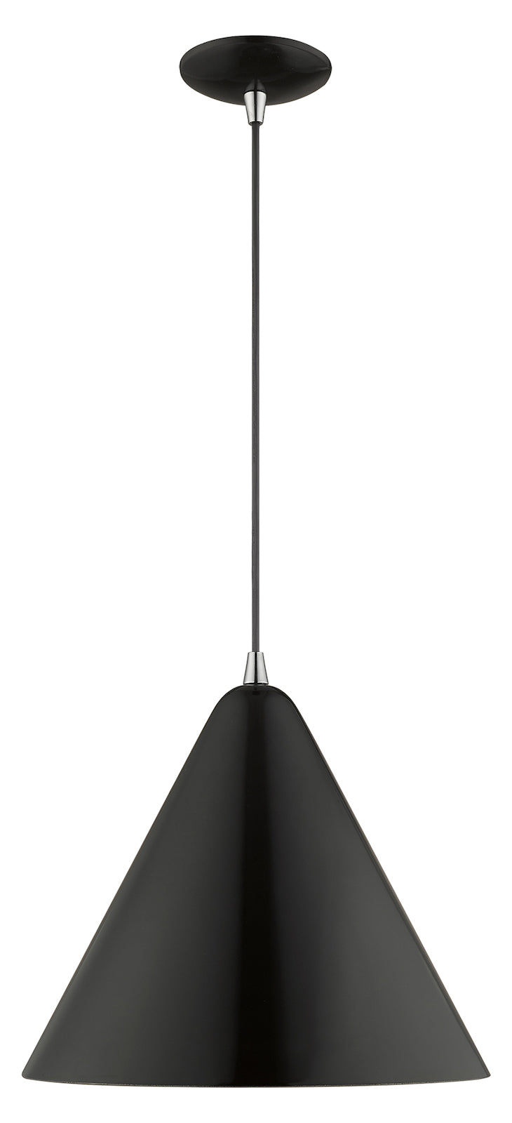 Metal Shade 14 Inch 1 Light Mini Pendant