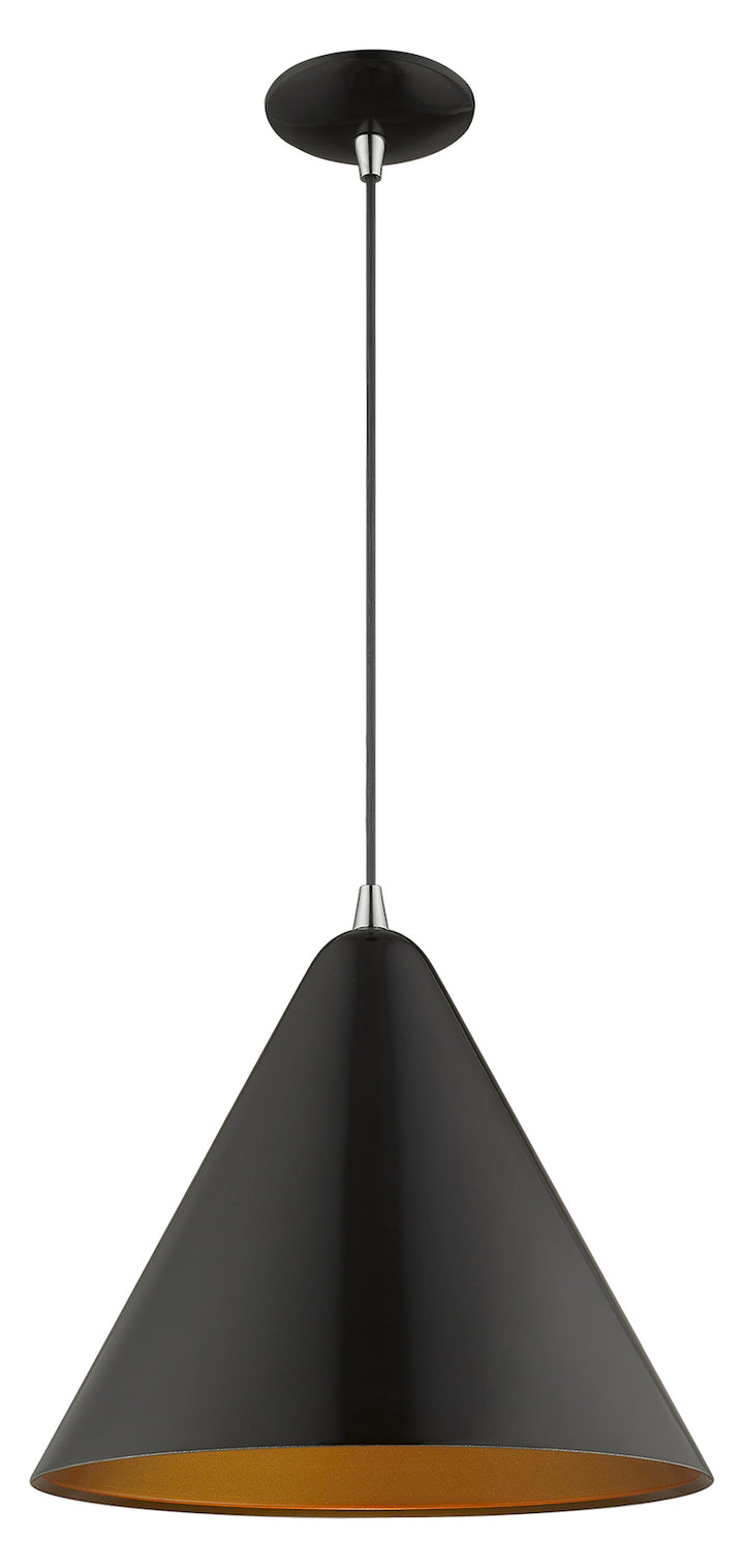 Metal Shade 14 Inch 1 Light Mini Pendant