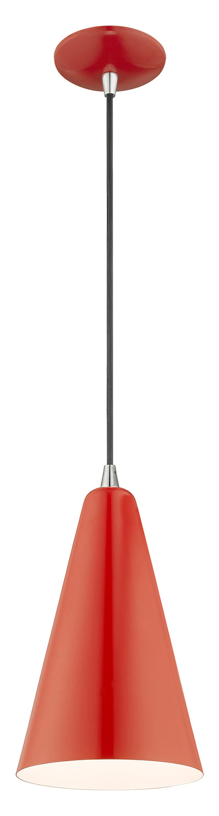 Metal Shade 7.35 Inch 1 Light Mini Pendant