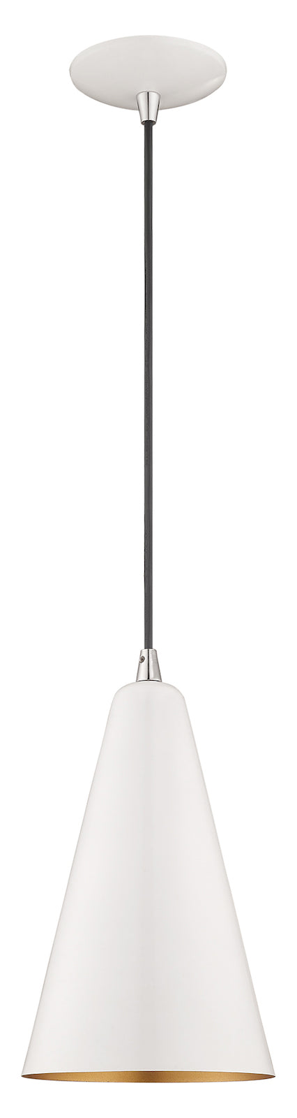 Metal Shade 7.35 Inch 1 Light Mini Pendant